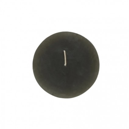 Timber Candle D8x15cm | Burnt Olive