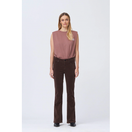 Tara Flare | Baby Cord Expresso Brown