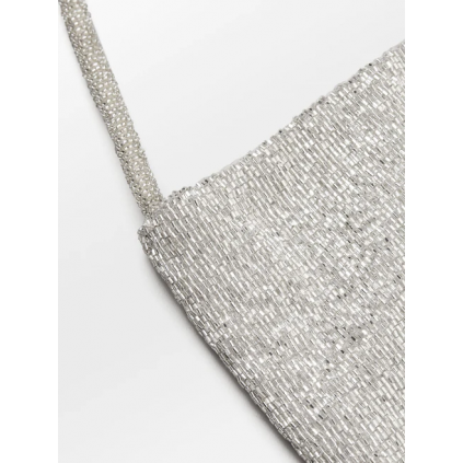 Lustrous Nyra Bag | Silver