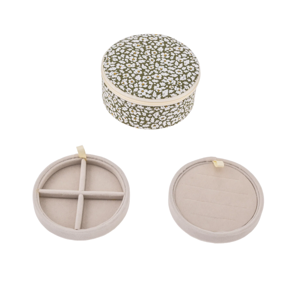 Liberty Jewlery Box | Round Feather