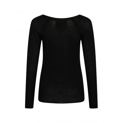 Marie Longsleeve T-Shirt | Black