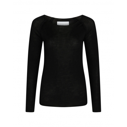 Marie Longsleeve T-Shirt | Black