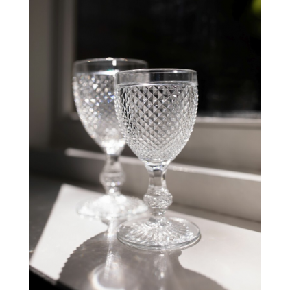 Diamond Wine Glass M | Clear
