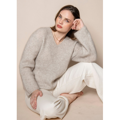 Iben Mohair Sweater | Soft Beige