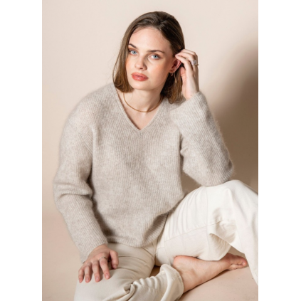 Iben Mohair Sweater | Soft Beige