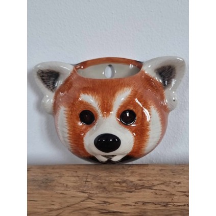 Red Panda | Wall Vase Small