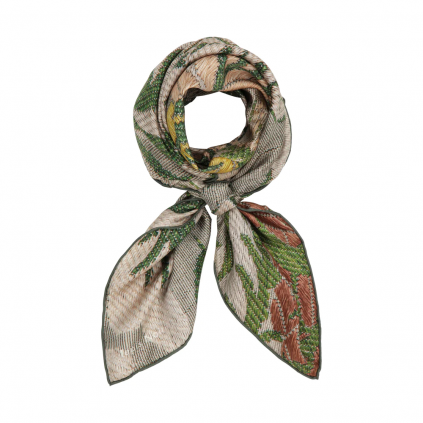 Classical Green Flower Scarf