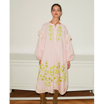 Elisabeth Organic Cotton Dress | Cherry Blossom