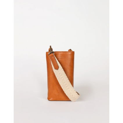 Charlie Phone Bag | Classic Leather | Cognac