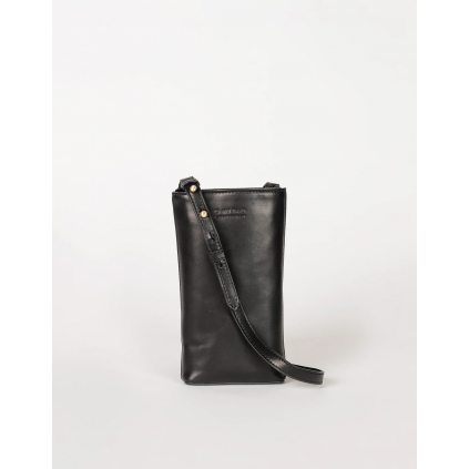 Charlie Phone Bag | Classic Leather | Black