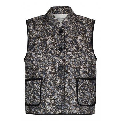 CairoLL Quilted Vest | Washed Black