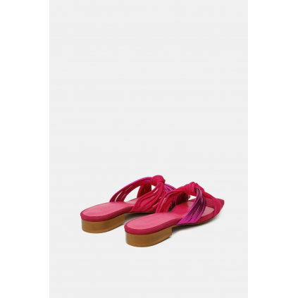 Momo Sandal | Pink Metallic