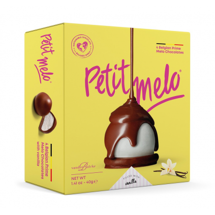 Petit Melo | Vanilje og lys sjokolade | 4stk