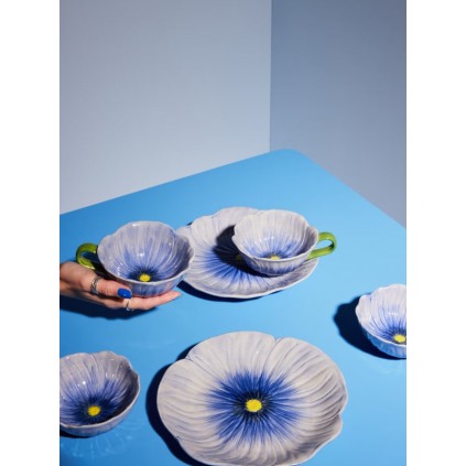 Poppy Plate | Blue