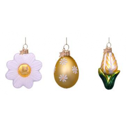 Easter Ornament | Daisy, Egg, Tulip