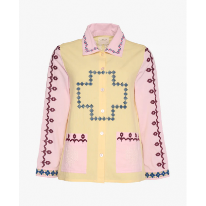 Louise Organic Cotton Shirt | Pastel