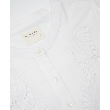 Cecilie Organic Cotton Shirt | Ecru