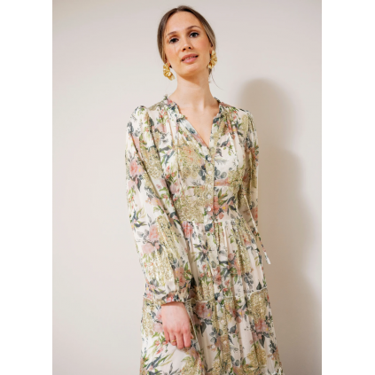 Elodie Dress | Blooming Gold