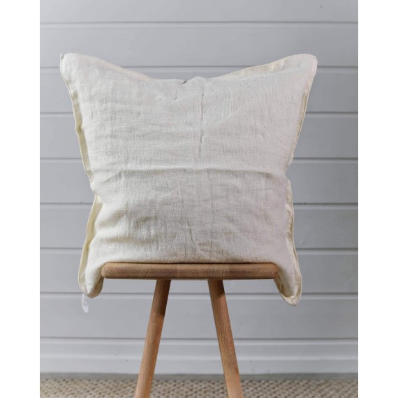 Linen Vanilla putetrekk | 50x50