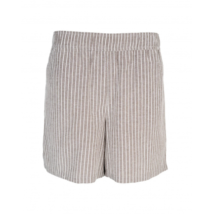 Mille Shorts Brown | Offwhite Stripe