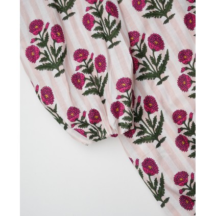 Lara Organic Cotton Dress | Cherry Bloom