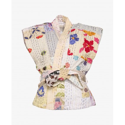 Nellie Emroidery Patchwork Vest | 175