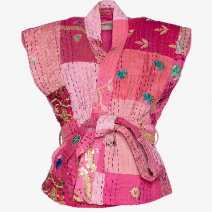 Nellie Embroidery Patchwork Vest | 54