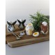 Dutch Rabbit Grey & White | Egg Cup