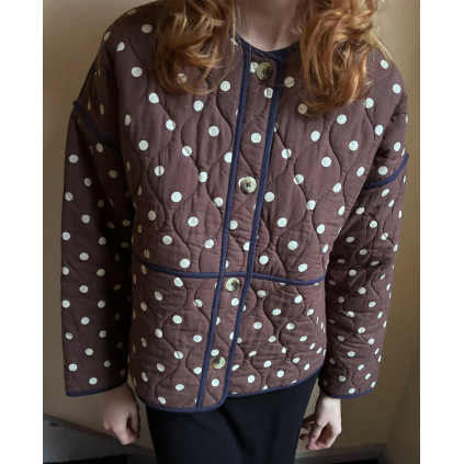 Dottie Jacket | Dot Brown