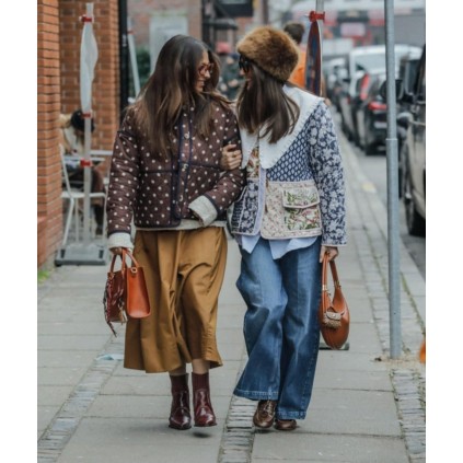 Dottie Jacket | Dot Brown