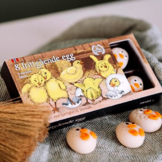 Marsipanfigurer | 8 frittgående egg