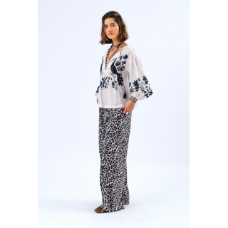 Askar Blouse 3/4 | Creme