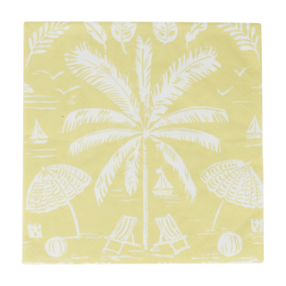 Servietter Lunch | Palms and Parasols Key Lime