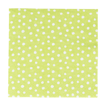 Servietter Lunch | Small Dots Spring Green