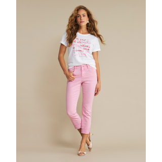 Kate Coloured Denim | Soft Pink