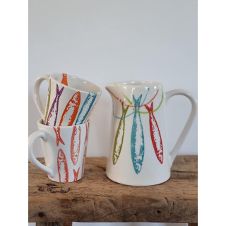 Conical Mug | Shoal of Sardines Coral
