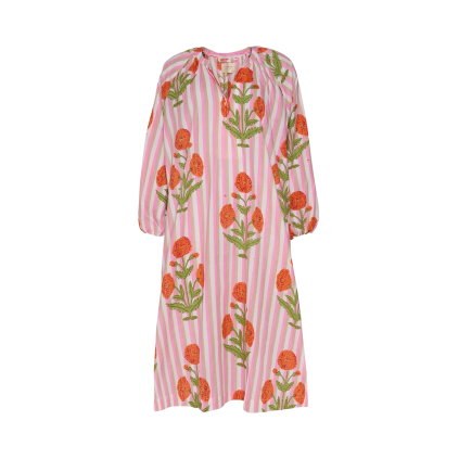 Lara Dress | Blush Mandarin