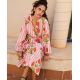 Lara Dress | Blush Mandarin