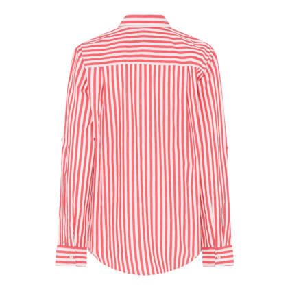 Pernille Shirt | Red/White Stripe
