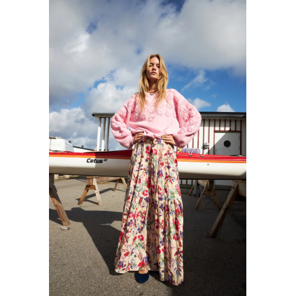 Sunset Maxi Skirt | Flowers