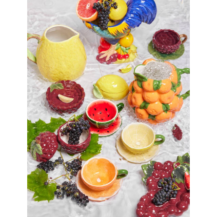 Mandarie cup and plate | Orange