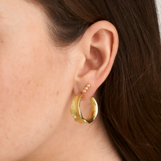 Wide Hoop Earrings | Gull