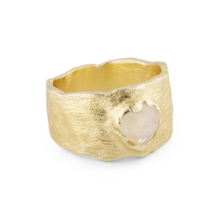 Elanor Wide Ring With Gemstone | Gull