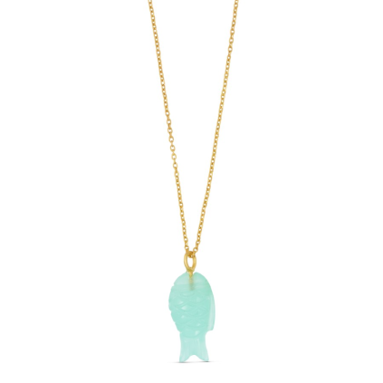 Nemo Fish Necklace Chalcedonia | Gull