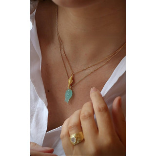 Nemo Fish Necklace Chalcedonia | Gull