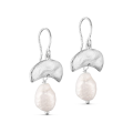 Zahra Pearl Earrings | Sølv