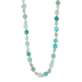 Fie Necklace Amazonit | Gull