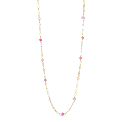 Lina Necklace Pink Purple Tones | Gull