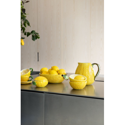Lemon cup and plate | Yellow