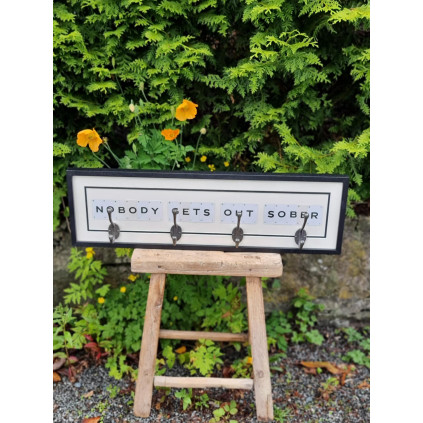 Nobody gets out sober | Hooks